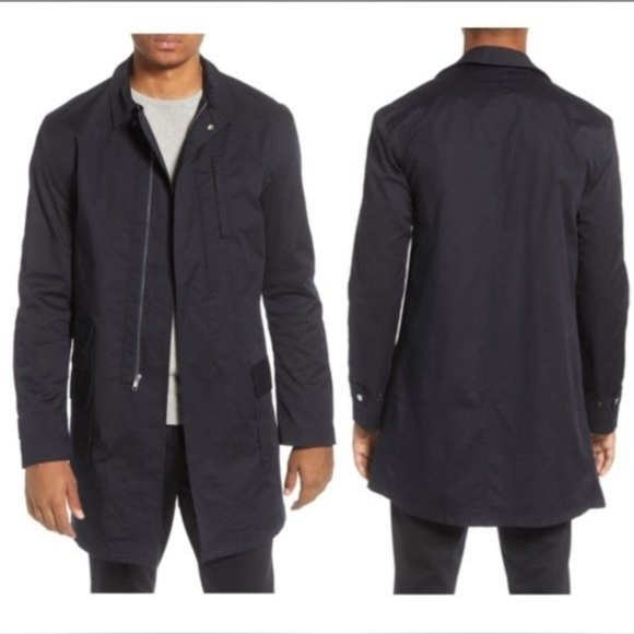 BLDWN Decker Regular Fit Water Repellent Jacket Very Dark Navy - Picture 6 of 14